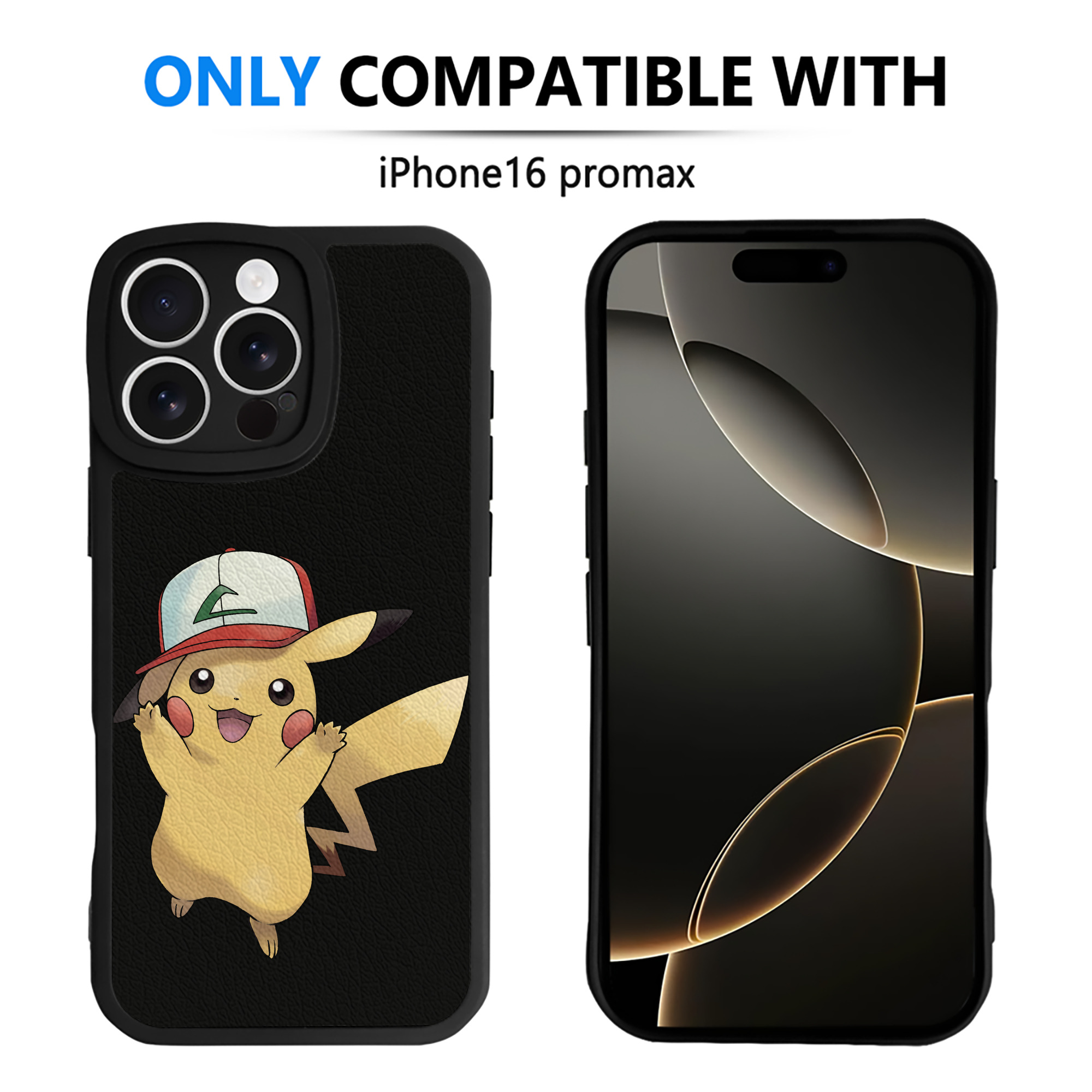 （画像用） ポケットモンスター Pokémon 【iPhone 16シリーズ対応】シリコンスマホケース（レザー調） 材質：シリコン